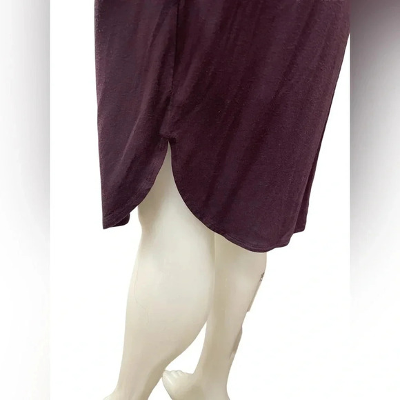 Babaton Jaco Long Sleeve  Burgundy Midi Dress Size Small - Picture 6 of 8